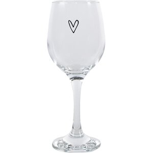 Clayre & Eef 6GL4400 Wine Glass Transparent Ø...