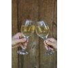 Clayre & Eef 6GL4400 Wine Glass Transparent Ø 8x17 cm - 250 ml