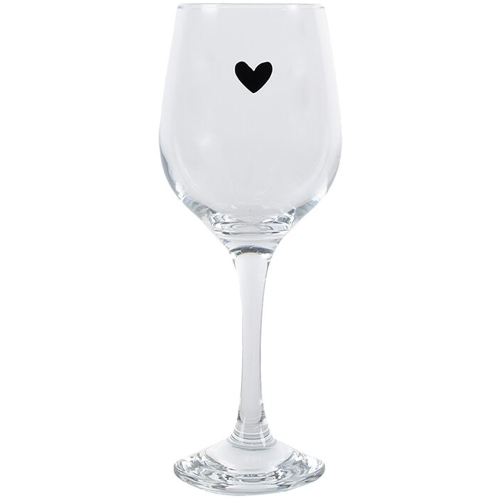 Clayre & Eef 6GL4401 Wine Glass Transparent Ø 7x21 cm - 300 ml