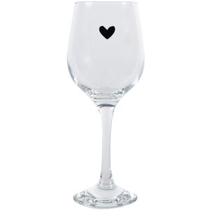 Clayre & Eef 6GL4401 Wine Glass Transparent Ø...