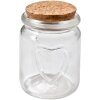 Clayre & Eef 6GL4405 Storage Jar with Lid Transparent Ø 6x8 cm