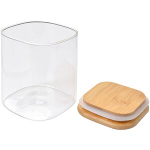 Clayre & Eef 6GL4417 Storage Tin with Lid Transparent...