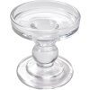 Clayre & Eef 6GL4426 Candle Holder Transparent Ø 9x9 cm