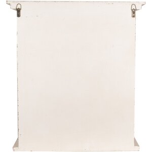 Clayre & Eef 6H2306 Wall Shelf White 51x20x56 cm