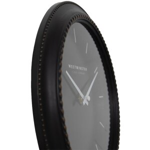 Clayre & Eef 6KL0803 Wall Clock Black Ø 28x5...