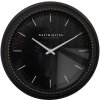 Clayre & Eef 6KL0803 Wall Clock Black Ø 28x5 cm - 1xAA