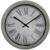 Clayre & Eef 6KL0805 Wall Clock Grey Ø 30x4 cm - 1xAA