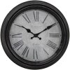 Clayre & Eef 6KL0807 Wall Clock Brown Grey Ø 29x5 cm - 1xAA