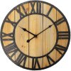 Clayre & Eef 6KL0812 Wall Clock Brown Ø 46x5 cm - 1xAA