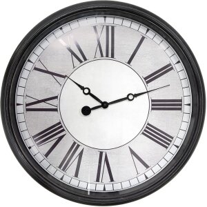 Clayre & Eef 6KL0817 Wall Clock Black Grey Ø...