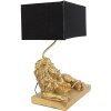 Clayre & Eef 6LMC0064 Table lamp 32x22x44 cm E27-max 1x60W lion