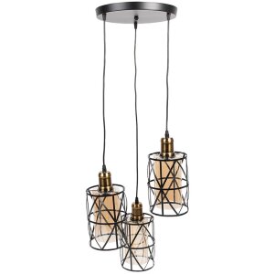 Clayre & Eef 6LMP756 Hanging Lamp Black Ø...