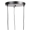 Clayre & Eef 6LMP756 Hanging Lamp Black Ø 35x110 cm - E27-max 3x40W