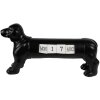 Clayre & Eef 6PR3862 Calendar Dog Black 31x8x15 cm