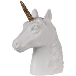 Clayre & Eef 6PR3892 Decoration Unicorn 12x6x15 cm