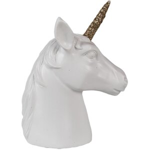 Clayre & Eef 6PR3892 Decoration Unicorn 12x6x15 cm