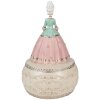 Clayre & Eef 6PR3898 Music Box Pink, White Ø 12x19 cm