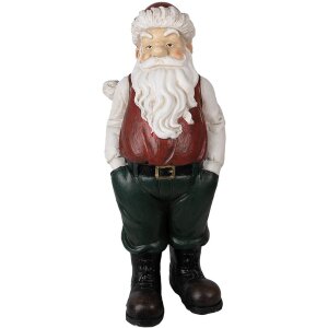 Clayre & Eef 6PR3914 Decoration Father Christmas Red,...