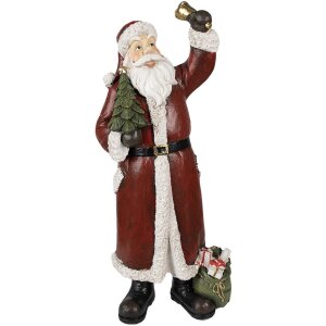 Clayre & Eef 6PR3915 Decoration Father Christmas Red,...