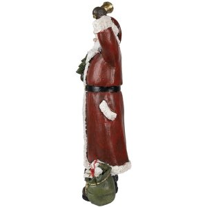 Clayre & Eef 6PR3915 Decoration Father Christmas Red,...