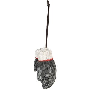 Clayre & Eef 6PR3917 Hanging Mittens Grey 8x5x9 cm