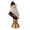 Clayre & Eef Christmas Decoration Father Christmas Red White 19x15x40 cm