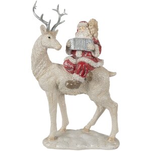 Clayre & Eef 6PR3955 Christmas Decoration Statue...