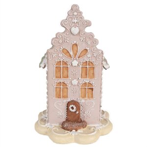 Clayre & Eef 6PR3976 Decoration House Pink 13x13x20...