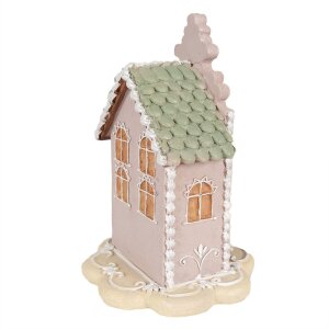 Clayre & Eef 6PR3976 Decoration House Pink 13x13x20...