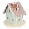 Clayre & Eef 6PR3977 Decoration House Blue 13x13x12 cm