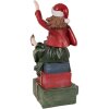 Clayre & Eef 6PR3982 Decorative Woman Red Green 15x10x18 cm