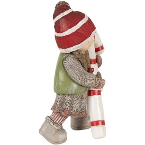 Clayre & Eef 6PR3986 Decoration Child Polyresin Green...