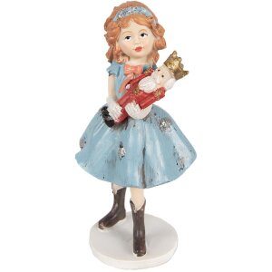 Clayre & Eef 6PR3988 Decoration Child Blue 7x6x12 cm