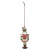 Clayre & Eef 6PR3997 Decorative Pendant Nutcracker Red White 5x3x12 cm