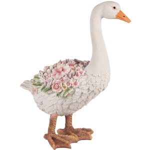 Clayre & Eef 6PR4896 Decoration Goose White Pink...