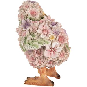 Clayre & Eef 6PR4897 Decorative Chick Pink Yellow 11x11x14 cm