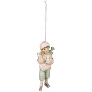 Clayre & Eef 6PR4914 Decoration Pendant Child Pink...