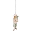 Clayre & Eef 6PR4914 Decoration Pendant Child Pink 6x4x11 cm