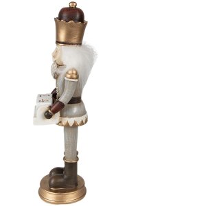 Christmas decoration statue nutcracker with calendar...