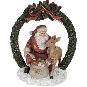 Christmas decorations Father Christmas with LED red,...