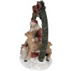 Christmas decorations Father Christmas with LED red, green 19x12x23 cm