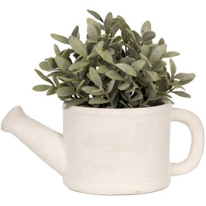 Clayre & Eef 6TE0484LG Flower Pot Watering Can for Indoors Grey 27x15x11 cm