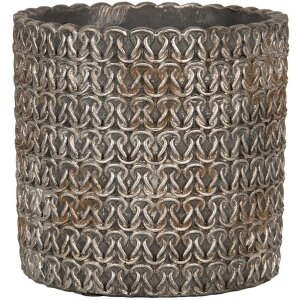 Clayre & Eef 6TE0494L Indoor Flower Pot Grey Ø...