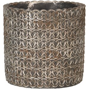 Clayre & Eef 6TE0494M Indoor Flower Pot Grey Ø...