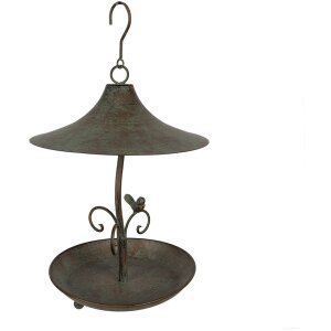 Clayre & Eef 6Y4838 Bird Feeder Brown Green Ø...