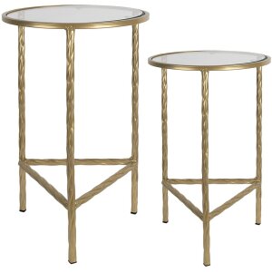 Clayre & Eef 6Y5244 Side table (set of 2) Gold...