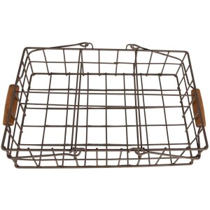 Clayre & Eef 6Y5255 Storage Basket Brown 34x19x8 cm