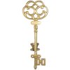 Clayre & Eef 6Y5420 Candlestick Key Gold coloured 13x9x34 cm