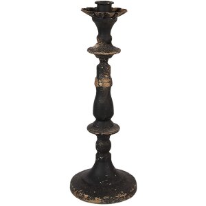 Clayre & Eef 6Y5454 Candle Holder Black Gold Coloured...