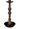 Clayre & Eef 6Y5455 Candle Holder Black Ø 11x25 cm